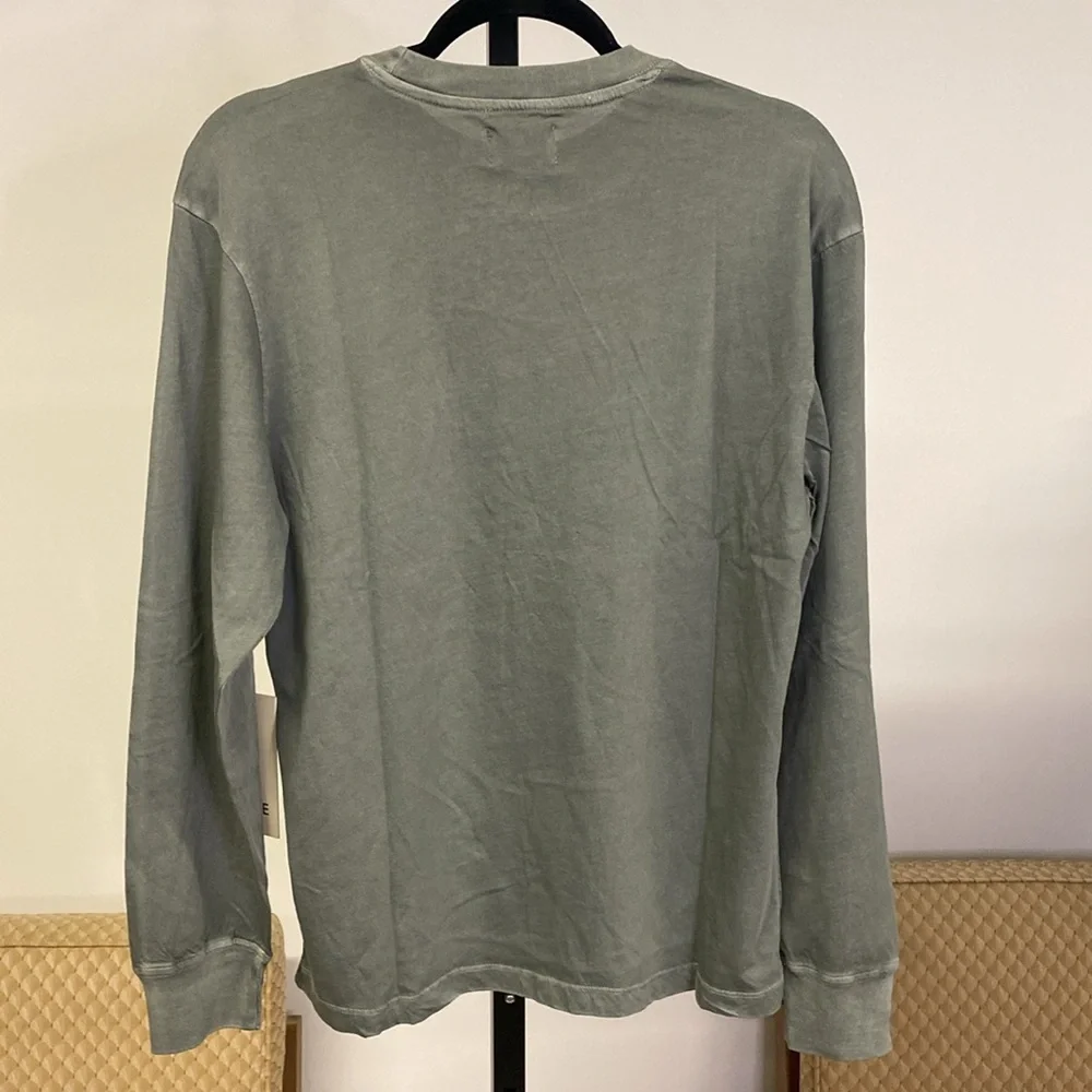 MATE the Label Organic Cotton Long Sleeve Tee In Forest - Picture 7 of 7